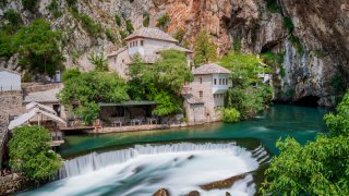 Blagaj village waterfall - mostar - tailor-made trips Bosnia and Herzegovina Europe