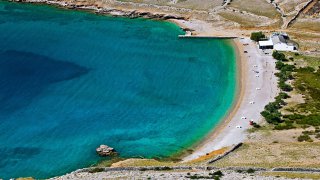 Vela beach on Krk island - tailor-made trips Croatia Europe