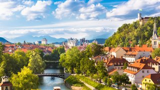 Ljubjlana - winter fairy tale Croatia Slovenia Europe