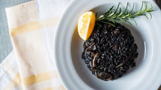 gastronomy black risotto - Croatia Europe Terra Balka travel