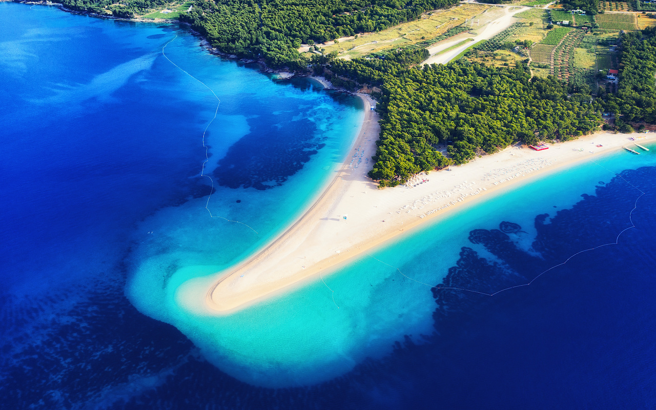 Bol beach Brac island Dalmatia - tailor-made family holidays Croatia Europe